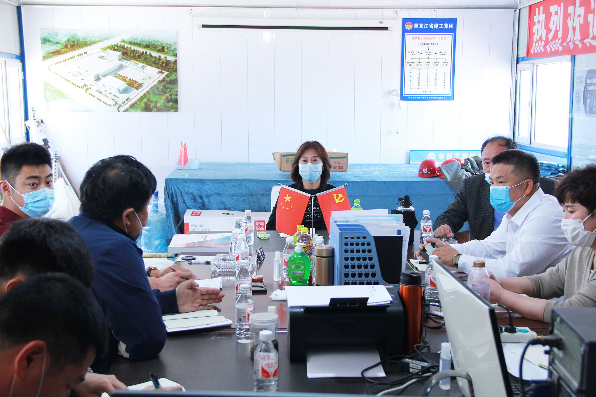 集团领导深入哈南工业园区对青食品
